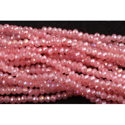 Faceted rondelle glass beads 5743 (3x2 mm)