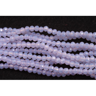 Faceted rondelle glass beads 5747 (3x2 mm)
