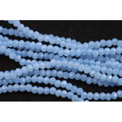 Faceted rondelle glass beads 5750 (3x2 mm)