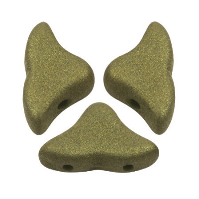 Czech Glass Hélios® par Puca® Trendy Olive Mat 29766 | 10x6mm