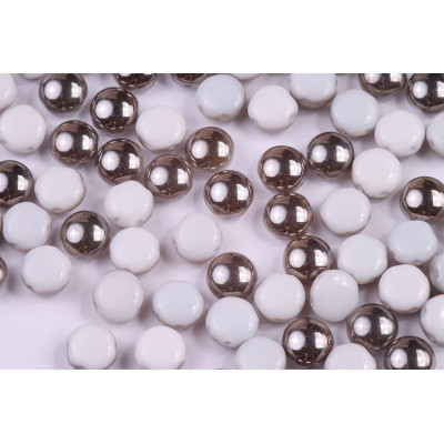 PRECIOSA Candy N. 66 White Alabaster, Chrom, Half