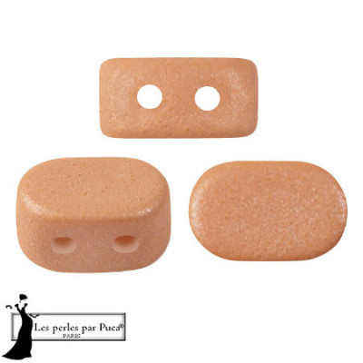 Lipsi par Puca Beads 7x4mm Vogue Mat Orange Peach 24803