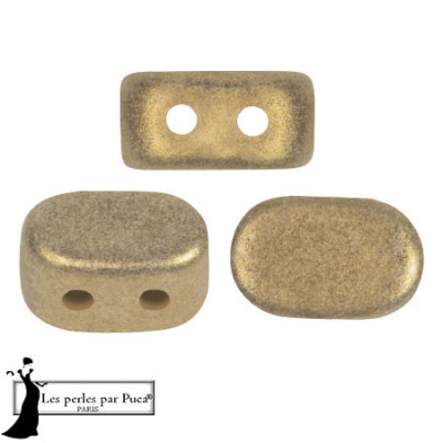 Lipsi par Puca Metallic Mat Gold 23980-94200 | Glass Beads