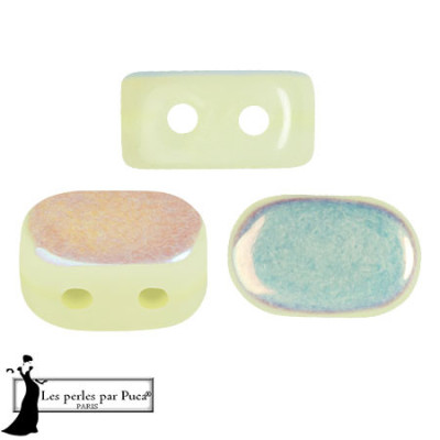 Lipsi par Puca 7x4mm Light Citrus AB 84010-18701 | Czech Glass