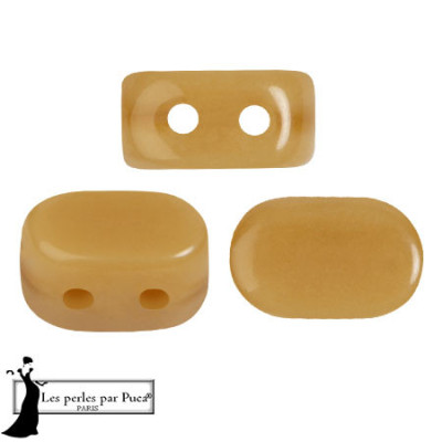 Lipsi par Puca Beads Yellow Amber 13040 | 7x4mm Czech Glass