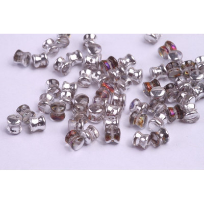 Preciosa Pellet Beads 4x6mm Crystal Volcano 29942 | Czech Glass