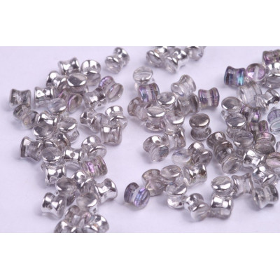 Pellet par Puca 4x6mm Crystal Vitrail Light 26536 | Czech Beads