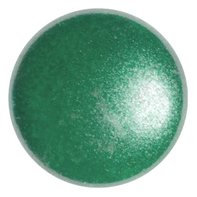Cabochon par Puca 25mm Dark Green Pearl 03000/70055 | Glass Bead