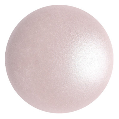 25mm Glass Cabochon par Puca Rosaline Pearl 03000/70023 | Czech Beads