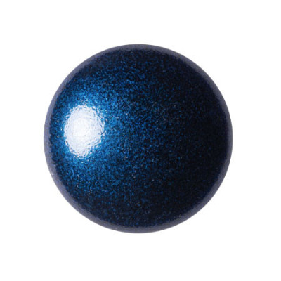 18mm Cabochon par Puca Metallic Caribbean Blue 94203 | Glass Beads