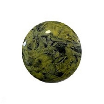 18mm Cabochon par Puca Black Stony Beige Yellow 23980 | Glass