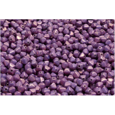 Czech Bicone Beads 4x4mm Purple Luster 15726