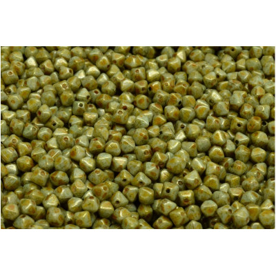 Czech Bicone Beads 4x4mm Picasso 02010-65326 | Rutkovsky