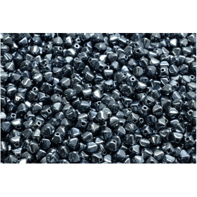 Bicone Beads 4x4mm Hematite 23980-14400 | Rutkovsky