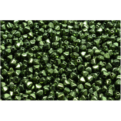 Metallic Green Bicone Beads 4x4mm 23980-14495 | Rutkovsky