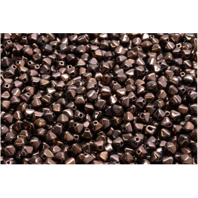Bicone Beads 4x4mm Bronze 23980-15726 | Rutkovsky