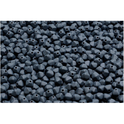 Bicone Beads Matte Anthracite 23980-84100 4mm | Rutkovsky