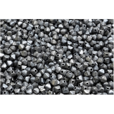 Bicone Beads 4x4mm Anthracite 23980 - ETCH-27400