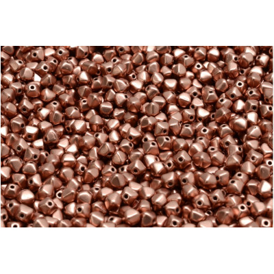 Czech Bicone Beads Rose Gold 00030-01780 | Rutkovsky