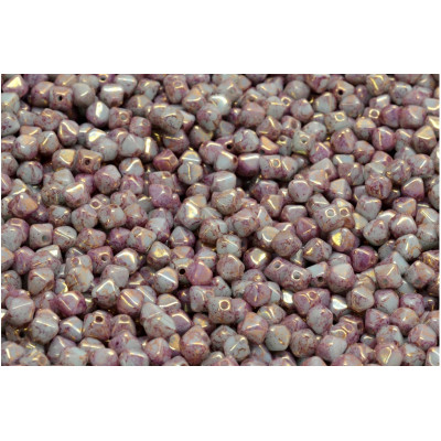 Bicone Beads 4x4mm Lilac Gold 63110-15494 | Rutkovsky