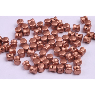 Preciosa Pellet Beads 4x6mm Crystal Copper Bronze 01770 | 30pcs