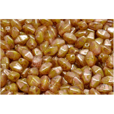 Long Bicone Beads 8x6mm Copper Rose R0812-86750 | Rutkovsky