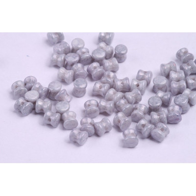 Preciosa Pellet Beads 4x6mm Blue Terracotta 15464 | Czech Glass