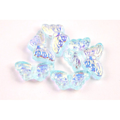 Butterfly Beads no. 5929 - Iridescent Ethereal Sky Blue