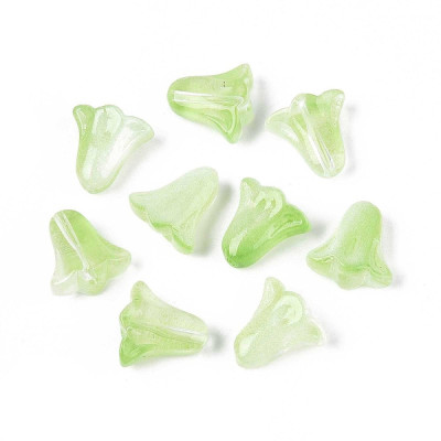 Flower Beads no. 6056 - Soft Mint Dew