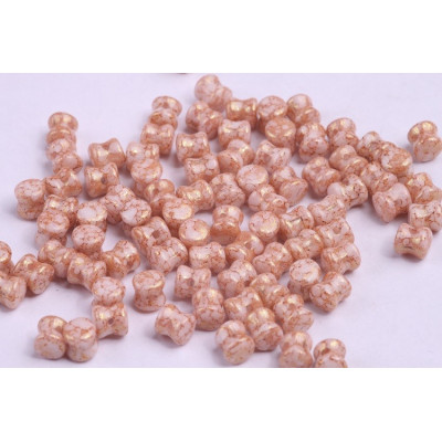 Preciosa Pellet Beads 4x6mm Red Terracotta 15495 | Czech Glass