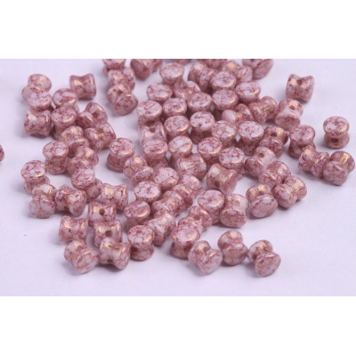 Preciosa Pellet Beads 4x6mm Violet Terracotta 03000/15496 | Czech