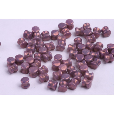 Preciosa Pellet Beads 4x6mm Vega on Chalk 15726 | Czech Glass