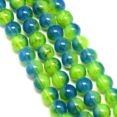 Bead Balls no. 3989 - Tropical Lagoon Azure Lime