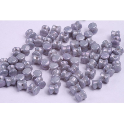 Preciosa Pellet Beads 4x6mm Chalk Blue Luster 03000/14464