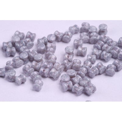 Preciosa Pellet Beads 4x6mm Blue Terracotta 15464 | Czech Glass