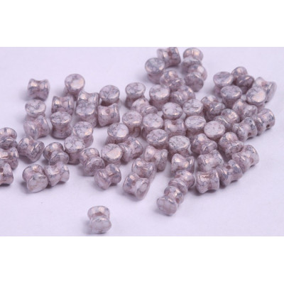 Preciosa Pellet Beads 4x6mm Terracotta Copper 15435 | Glass Beads