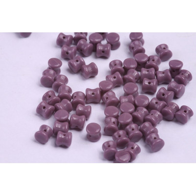 Preciosa Pellet Beads 4x6mm Amethyst Opaque 23030 | Czech Glass