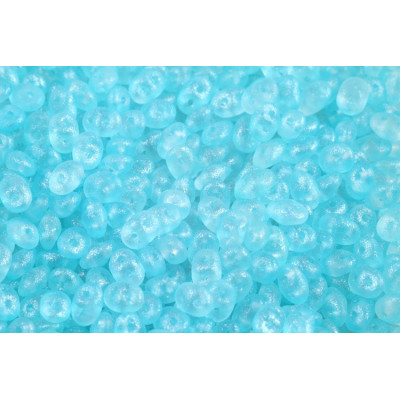 Czech Glass Matubo SuperDuo 2.5x5mm Light Blue 00030/54201 | Beads