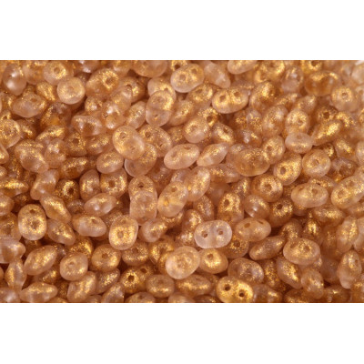Matubo Superduo Gold Frosted 2.5x5mm 00030/54210 | Czech Beads