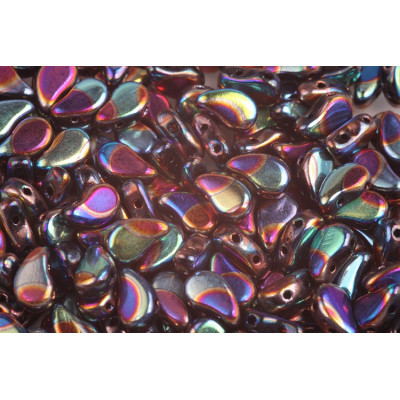 Paisley Duo no. 158 - Vibrant Iridescent Rainbow Sheen