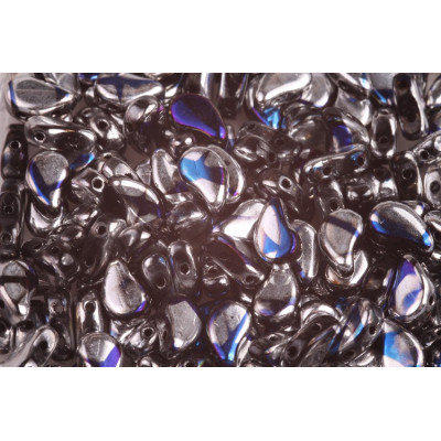 Paisley Duo no. 162 - Midnight Blue Moon Batik