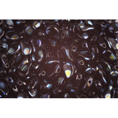 Paisley Duo no. 167 - Iridescent Cosmic Night Dot