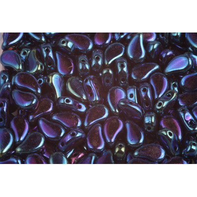 Paisley Duo no. 186 - Mystic Jet Blue Iris