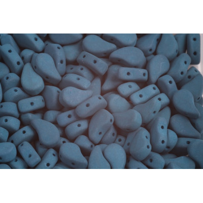 Paisley Duo no. 191 - Velvety Esneon Dark Teal