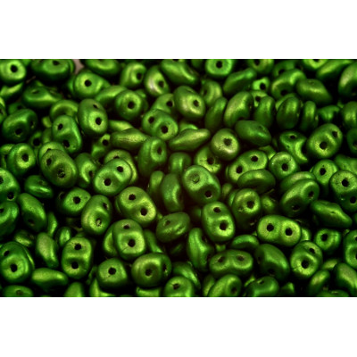 Matubo Superduo Apple Green Matte 23980/24305 | Czech Glass Beads