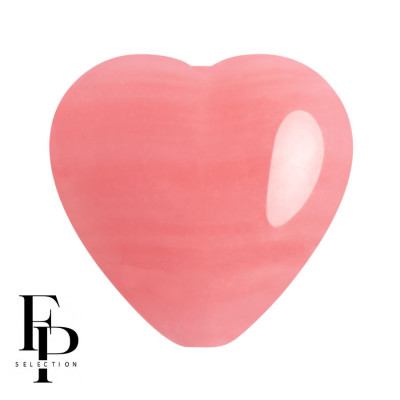 Heart Glass Beads Opaque Rose 15x16mm - Czech Jewelry Supplies
