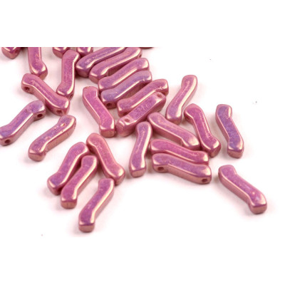 Matubo Z Bead 10mm Mauve Luster 03000/14496 | 2-Hole Glass Beads