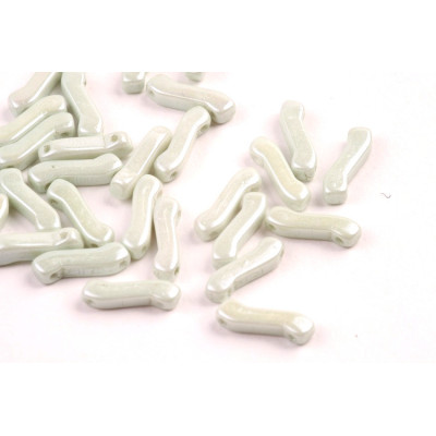 Matubo Z Bead 10mm Cream Luster 03000/14457 | Czech Glass