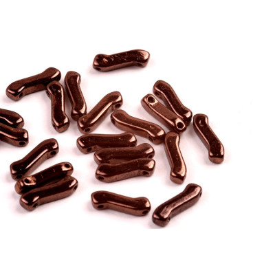 Matubo Z Beads 10mm Metallic Copper 23980/14415 | Czech Glass