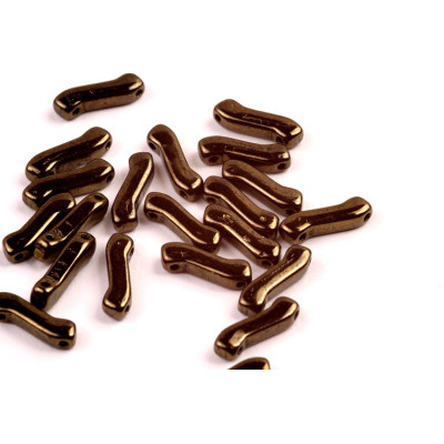 Matubo Z Beads 10mm Metallic Bronze 23980/14495 | Czech Glass